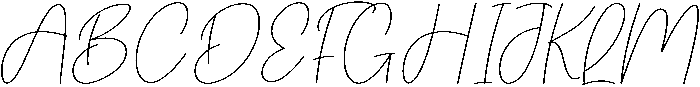 Bastian Signature Regular otf (400) Font UPPERCASE
