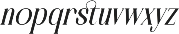 Bastible Italic otf (400) Font LOWERCASE