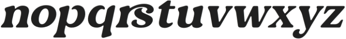 Bastie Italic otf (400) Font LOWERCASE
