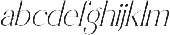 Bastiken Italic otf (400) Font LOWERCASE