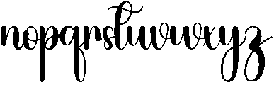 Basting Regular otf (400) Font LOWERCASE