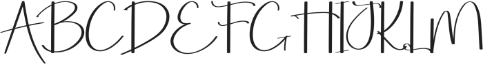 Bastonica Regular otf (400) Font UPPERCASE