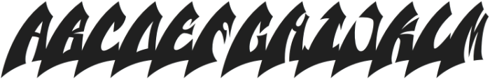Bat Wing DECO Regular otf (400) Font UPPERCASE
