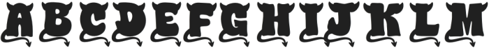 BatDaBoo III Regular otf (400) Font UPPERCASE