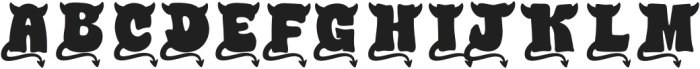 BatDaBoo III Regular ttf (400) Font UPPERCASE