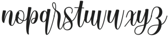 Batavia Script Regular otf (400) Font LOWERCASE