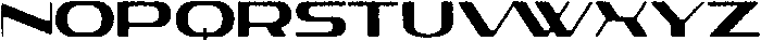 Batch Rounded Eroded otf (400) Font LOWERCASE