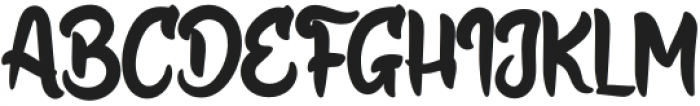 Bateg Regular otf (400) Font UPPERCASE