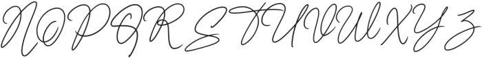Bathire Signature Regular otf (400) Font UPPERCASE