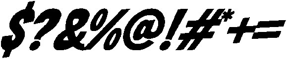 Bathoris Italic otf (400) Font OTHER CHARS