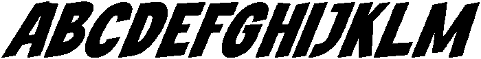 Bathoris Italic otf (400) Font UPPERCASE