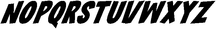 Bathoris Italic otf (400) Font UPPERCASE