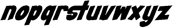 Bathoris Italic otf (400) Font LOWERCASE