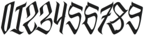 Bathory Italic otf (400) Font OTHER CHARS