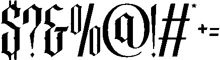 Bathory-Regular otf (400) Font OTHER CHARS