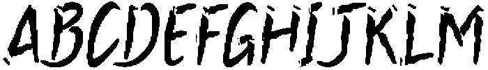 Bathu Rhontok Regular otf (400) Font UPPERCASE