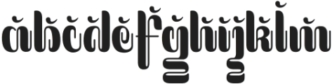 Batik Blend Five otf (400) Font LOWERCASE