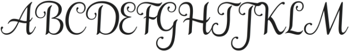 Battegirn Italic ttf (400) Font UPPERCASE