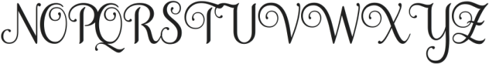 Battegirn ttf (400) Font UPPERCASE