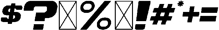 Battery Italic otf (400) Font OTHER CHARS