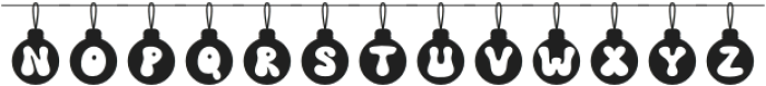 Bauble Party Regular otf (400) Font LOWERCASE