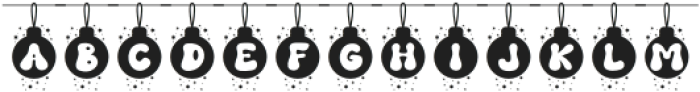 Bauble Party Stars Stars otf (400) Font LOWERCASE