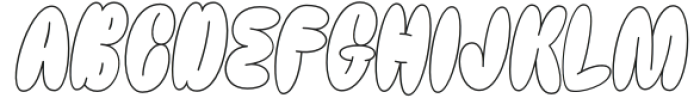 Baurems Regular otf (400) Font UPPERCASE