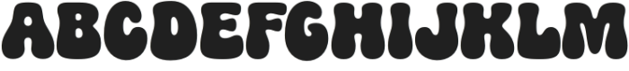 Bavose Regular otf (400) Font UPPERCASE