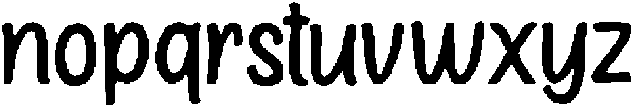Bawobe ttf (400) Font LOWERCASE