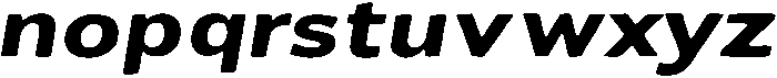 Baxo ttf (400) Font LOWERCASE