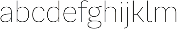 Bay Sans ExtraLight otf (200) Font LOWERCASE