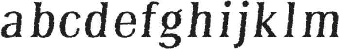 BayTavernFillX-Italic otf (400) Font LOWERCASE