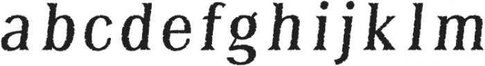 BayTavernFillXL-Italic otf (400) Font LOWERCASE