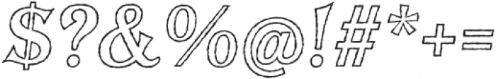 BayTavernOut-Italic otf (400) Font OTHER CHARS