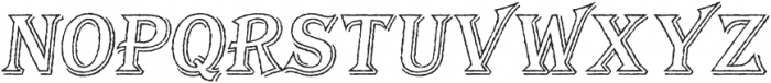 BayTavernOutL-Italic otf (400) Font UPPERCASE