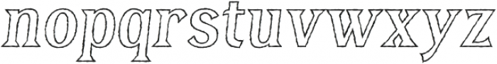 BayTavernOutX-Italic otf (400) Font LOWERCASE