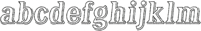 BayTavernOutXL-Italic otf (400) Font LOWERCASE