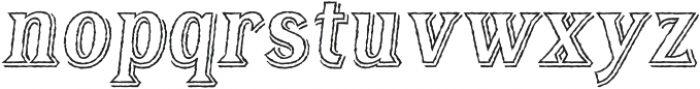 BayTavernOutXL-Italic otf (400) Font LOWERCASE