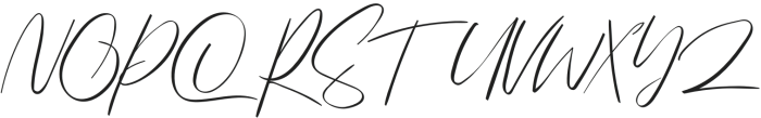 Bayleigh Signatures Regular otf (400) Font UPPERCASE