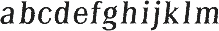 BaysideTavernFillX-Italic otf (400) Font LOWERCASE