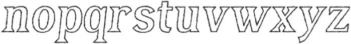BaysideTavernOut-Italic otf (400) Font LOWERCASE