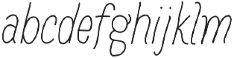 Baystyle Pencil otf (400) Font LOWERCASE