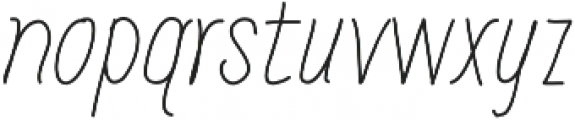 Baystyle Pencil otf (400) Font LOWERCASE