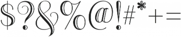 Bazaruto Engraved otf (400) Font OTHER CHARS