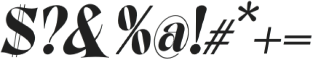 Bazaruto Expanded Italic otf (400) Font OTHER CHARS