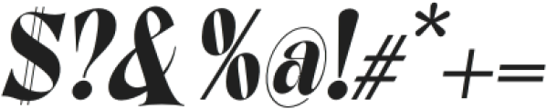 Bazaruto Italic otf (400) Font OTHER CHARS