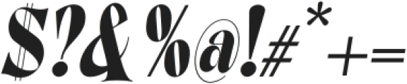 Bazaruto Semi Condensed Italic otf (400) Font OTHER CHARS