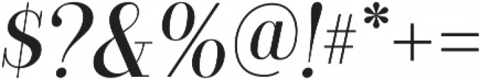 Bazaruto Text Oblique otf (400) Font OTHER CHARS