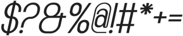 Bazig Light Italic otf (300) Font OTHER CHARS