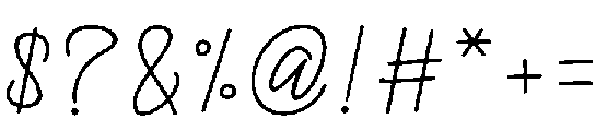barista script otf (400) Font OTHER CHARS